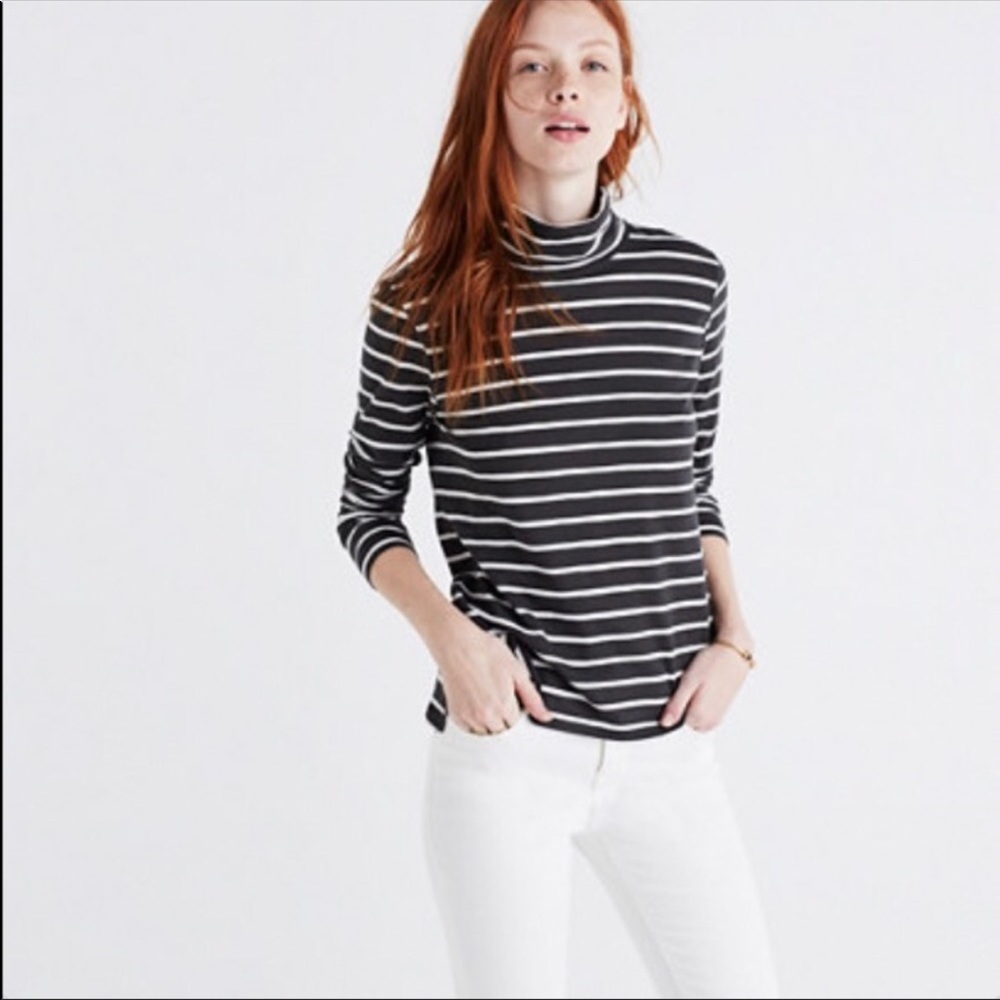 MADEWELL cotton whisper turtleneck